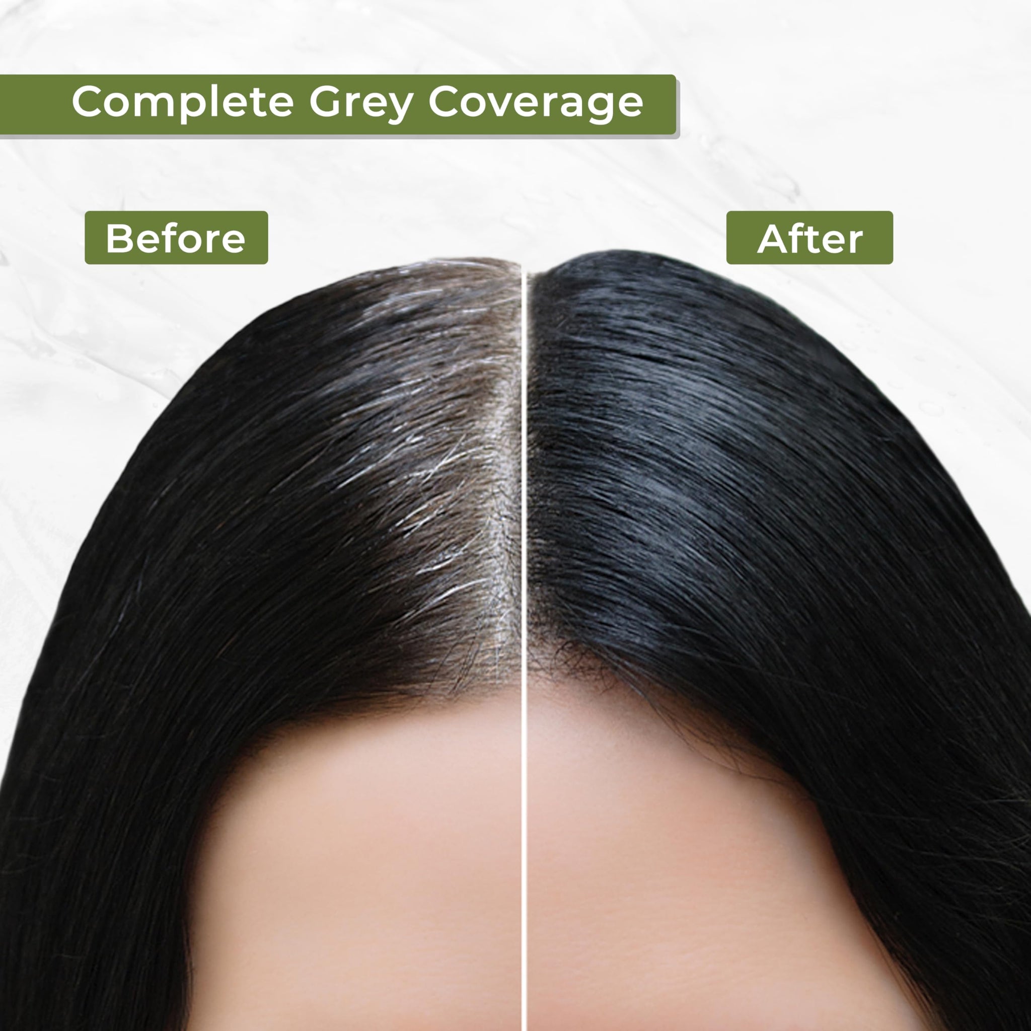 INDUS VALLEY Semi-Permanent Hair Colour Gel, Ammonia & PPD Free, Organic Herbs, Grey Coverage, 220ml - back view (38)