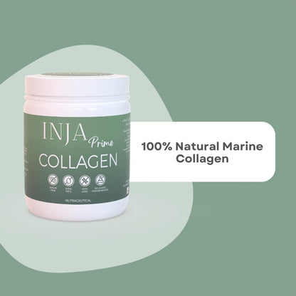 INJA Wellness Marine Collagen Powder Supplement with Vitamin C, Sugar-Free, Gluten-Free, Hydrolyzed Type 1 - packaging (29)