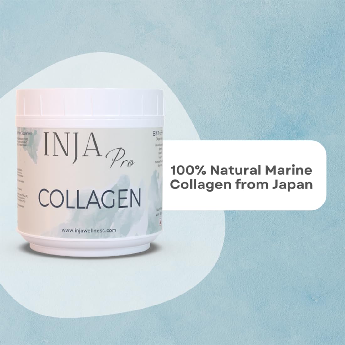 INJA Wellness Marine Collagen Powder Supplement with Vitamin C, Sugar-Free, Gluten-Free, Hydrolyzed Type 1 - packaging (47)