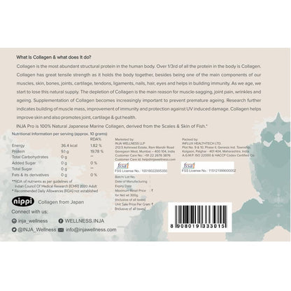 INJA Wellness Marine Collagen Powder Supplement with Vitamin C, Sugar-Free, Gluten-Free, Hydrolyzed Type 1 - in use (51)