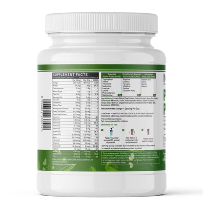 Inlife Pea and Brown Rice Protein Powder, Adult Formula, Dietary Supplement - front view (29)