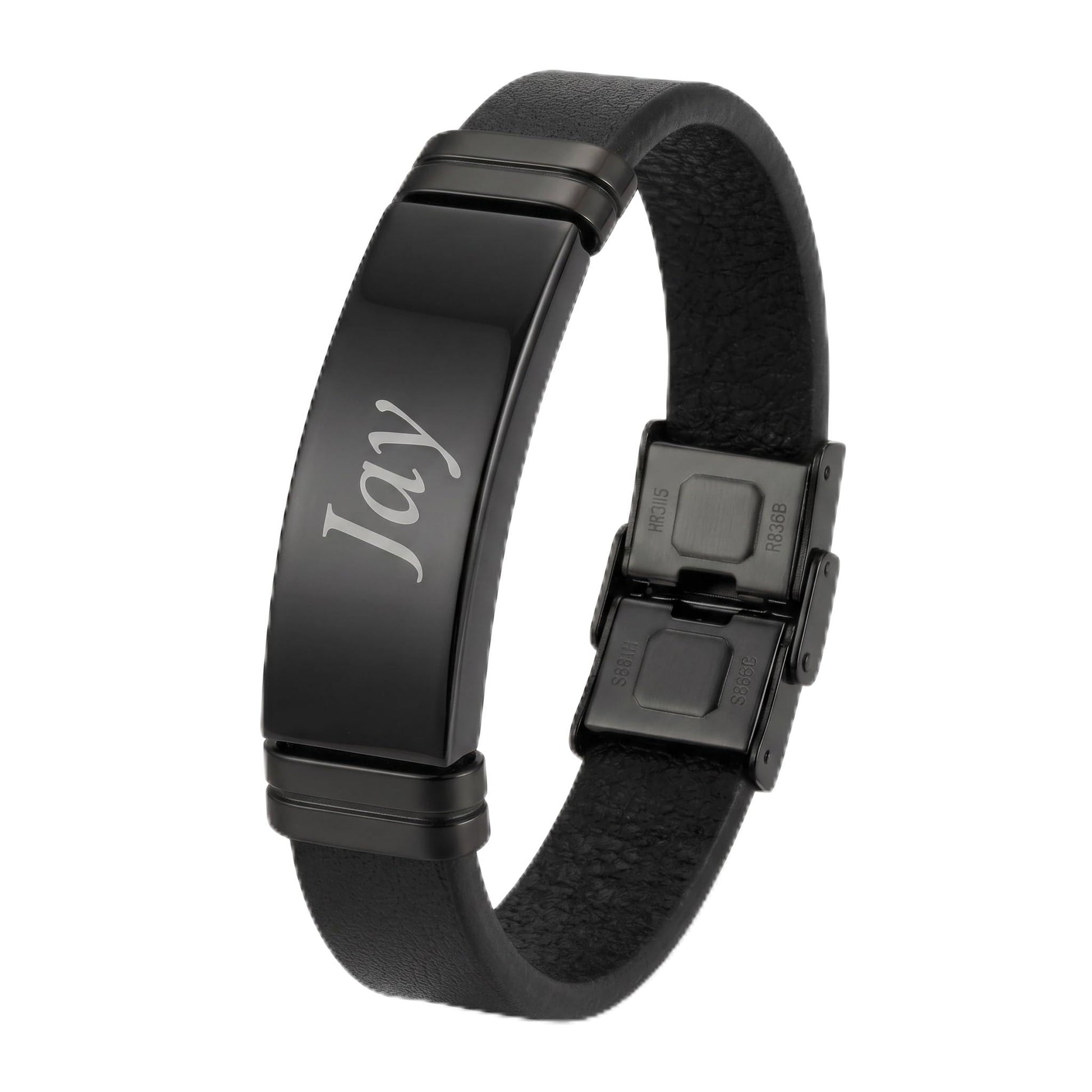 Innovative Gifts Personalized Bracelet Rakhi for Brother, Stainless Steel Custom Name Engraved Rakhi Bracelet, Raksha Bandhan