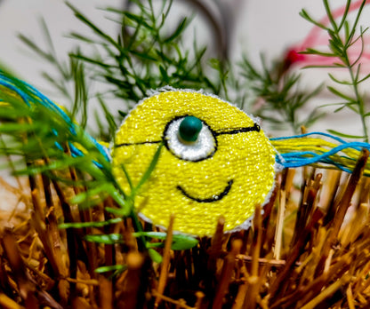 Innovera Design Plantable Rakhi Natural Eco-Friendly Cotton Embroidery Designer Sustainable Rakhi with free seed - Combo of 3