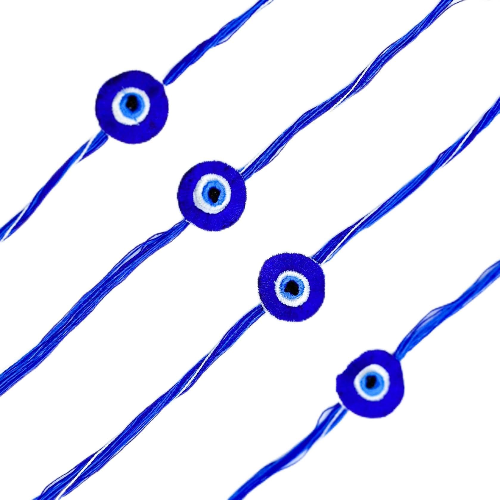 Innovera Design Plantable Rakhi Natural Eco-Friendly Cotton Embroidery Designer Sustainable Rakhi with free seed - Combo of 3