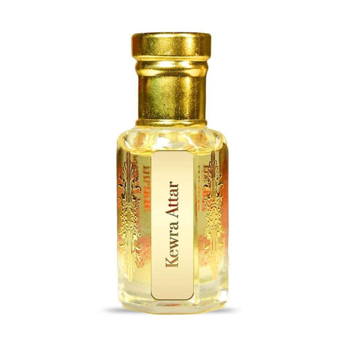 Inoichi Kewada Attar 3ML, Original Kannauj Floral Perfume Oil for Men & Women, Alcohol-Free