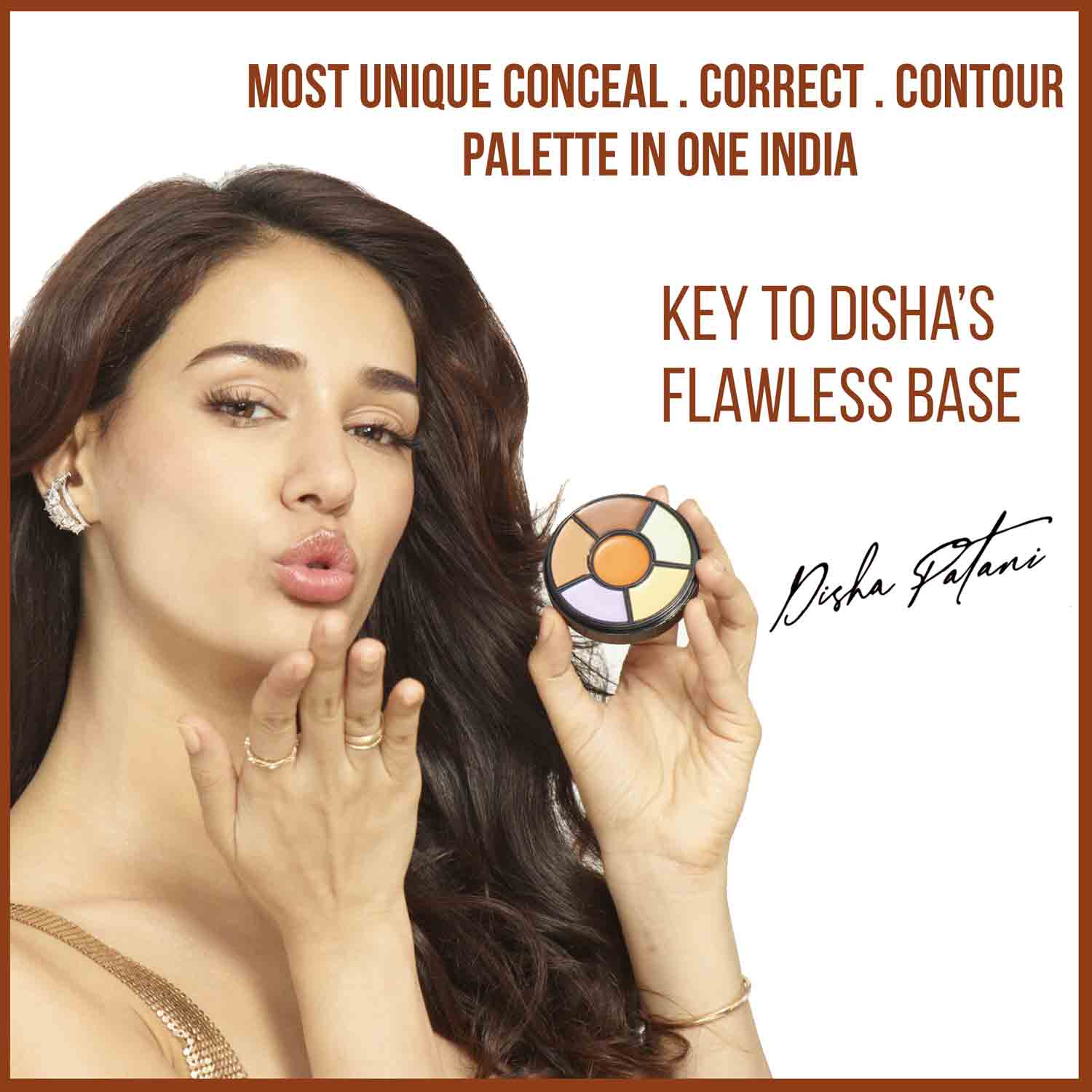 INSIGHT Pro Concealer Palette, 6-Pan Makeup Wheel for Face, Waterproof Full Coverage, Satin-Matte Finish, 15g - packaging (12