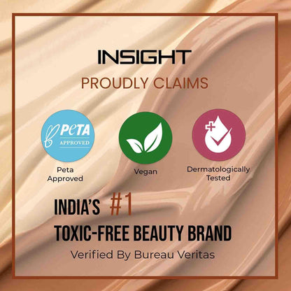 INSIGHT Pro Concealer Palette, 6-Pan Makeup Wheel for Face, Waterproof Full Coverage, Satin-Matte Finish, 15g - close-up deta