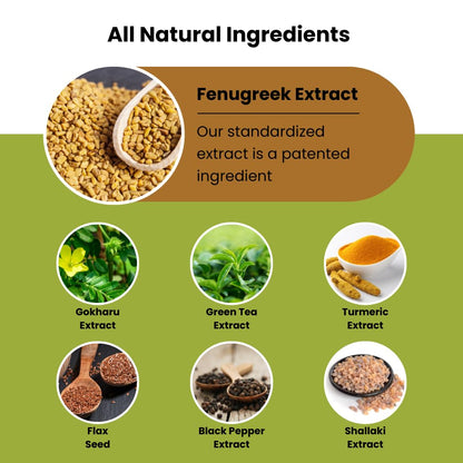 INSIX Ayurvedic Herbal Supplement, 90 Veg Capsules, 7 Herb Blend with Fenugreek, Turmeric, Black Pepper - ingredients panel