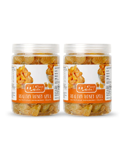 J J crunch N munch Honey Amla Candy, Sugar-Free Natural Dried Amla Fruit Snack, No Preservatives (9)