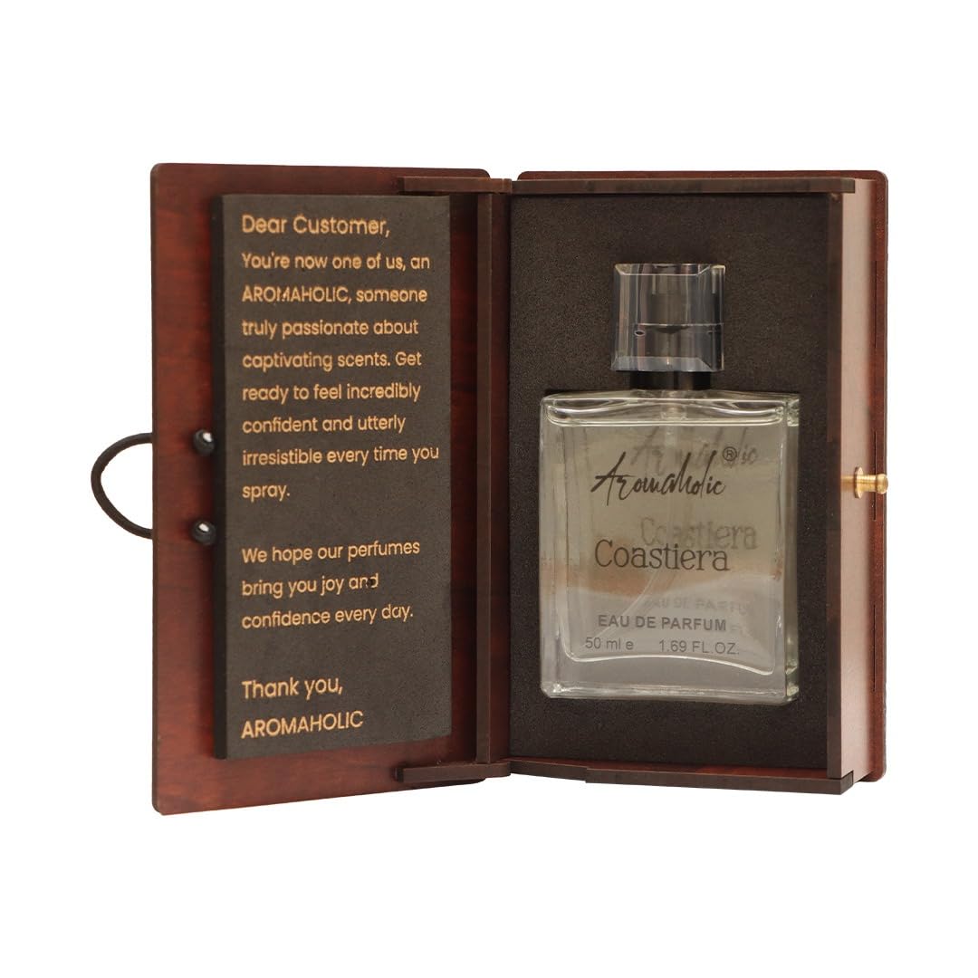 J.P.Perfumery Works AROMOHOLIC Eau de Parfum, 50ml, Unisex Perfume Spray - front view (10)