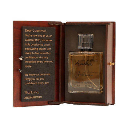 J.P.Perfumery Works AROMOHOLIC Eau de Parfum, 50ml, Unisex Perfume Spray - front view (21)