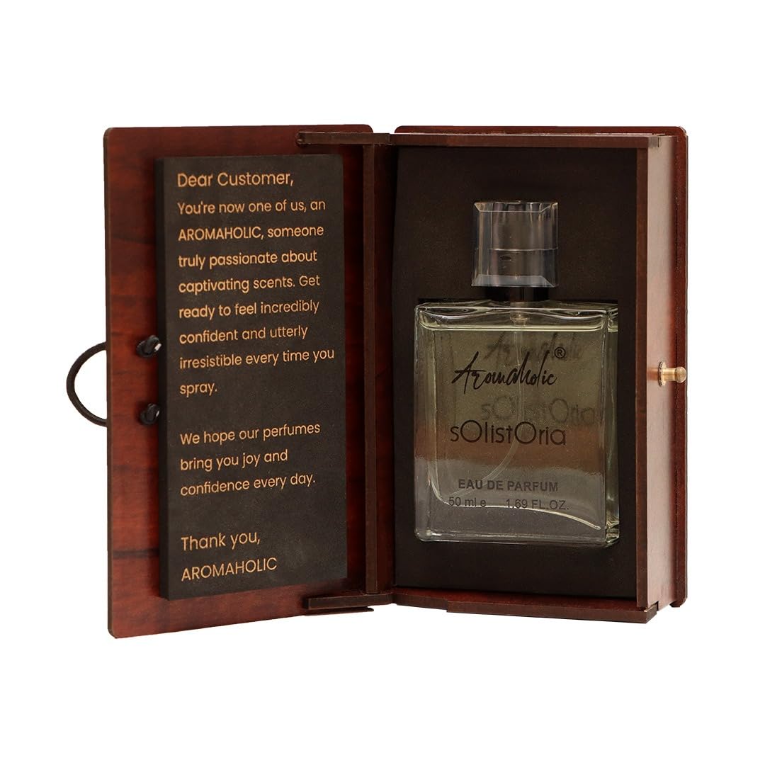 J.P.Perfumery Works AROMOHOLIC Eau de Parfum, 50ml, Unisex Perfume Spray - front view (25)