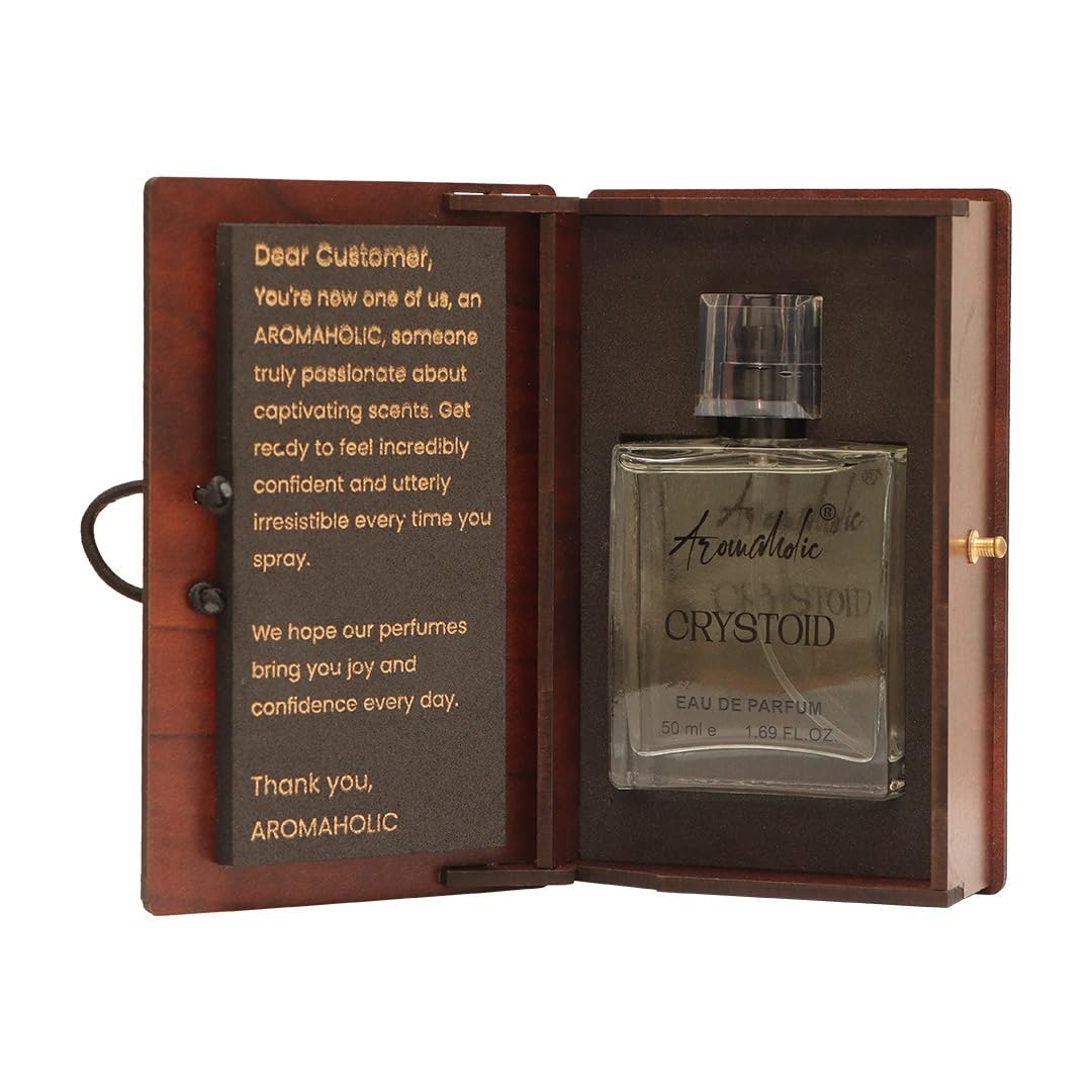 J.P.Perfumery Works AROMOHOLIC Eau de Parfum, 50ml, Unisex Perfume Spray - front view (6)