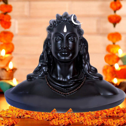 JAIPUR ACE Adiyogi Shiva Statue, Resin Idol for Car Dashboard & Home Decor