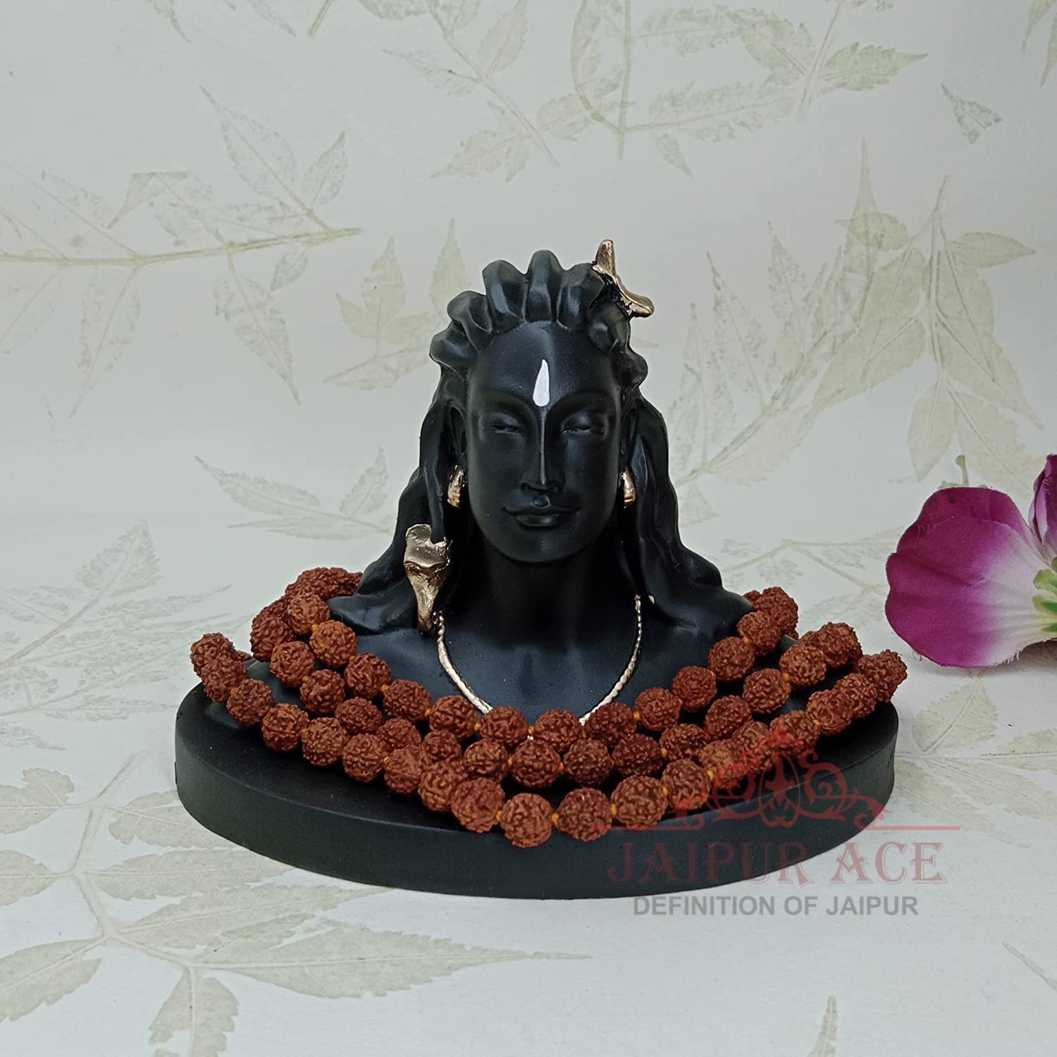 JAIPUR ACE Adiyogi Shiva Statue, Resin Idol for Car Dashboard & Home Decor - label detail (13)