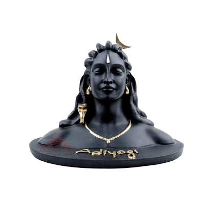 JAIPUR ACE Adiyogi Shiva Statue, Resin Idol for Car Dashboard & Home Decor - back view (8)