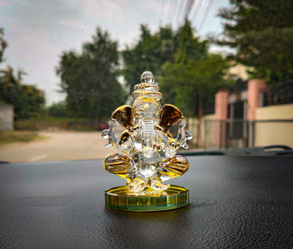 JAIPUR ACE Ganesh Figurine, Polyresin Handcrafted Statue, 6 cm, Home & Office Decor (14)
