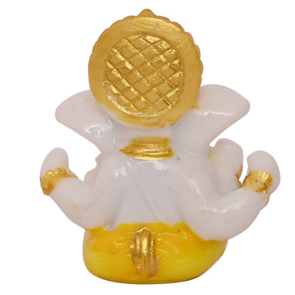 JAIPUR ACE Ganesh Figurine, Polyresin Handcrafted Statue, 6 cm, Home & Office Decor - label detail (21)
