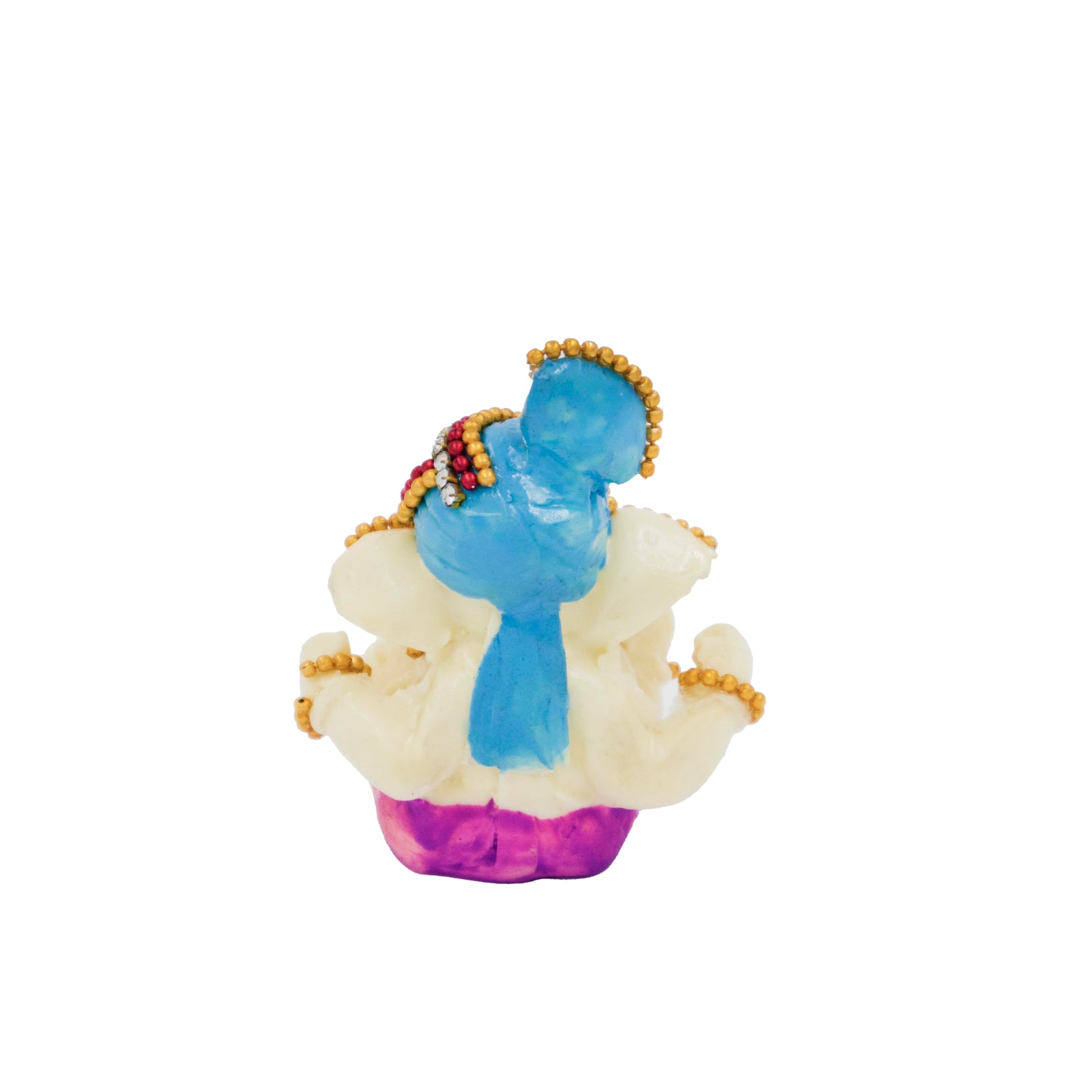 JAIPUR ACE Ganesh Figurine, Polyresin Handcrafted Statue, 6 cm, Home & Office Decor - label detail (26)