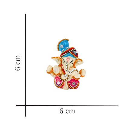 JAIPUR ACE Ganesh Figurine, Polyresin Handcrafted Statue, 6 cm, Home & Office Decor - ingredients panel (27)