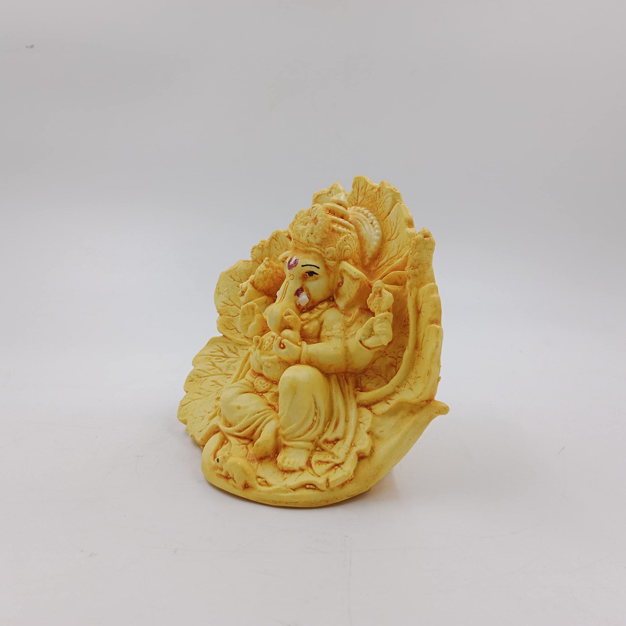 JAIPUR ACE Ganesh Figurine, Polyresin Handcrafted Statue, 6 cm, Home & Office Decor - back view (30)