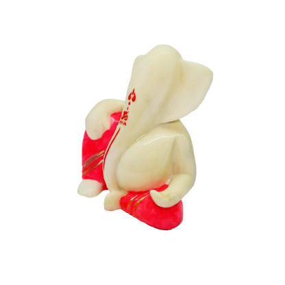 JAIPUR ACE Ganesh Figurine, Polyresin Handcrafted Statue, 6 cm, Home & Office Decor - back view (33)
