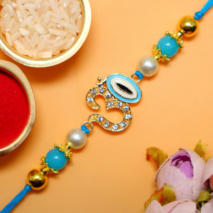 JAIPUR ACE Rakhi Combo Set of Rakhi Elegant Rakhi with Greeting Card for Bro, Brother, Bhaiya, Bhai | Rakshabandhan - (Pack o