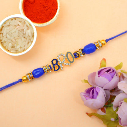 JAIPUR ACE Rakhi for Brother | Rakhi Set with Bowl Set | Raksha Bandhan Greeting Card, Hamper | Gift Set - back view (18)