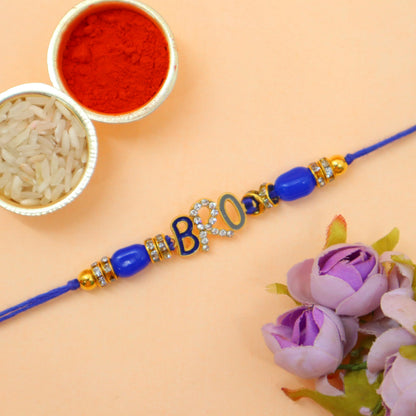 JAIPUR ACE Rakhi for Brother | Rakhi Set with Bowl Set | Raksha Bandhan Greeting Card, Hamper | Gift Set - back view (22)