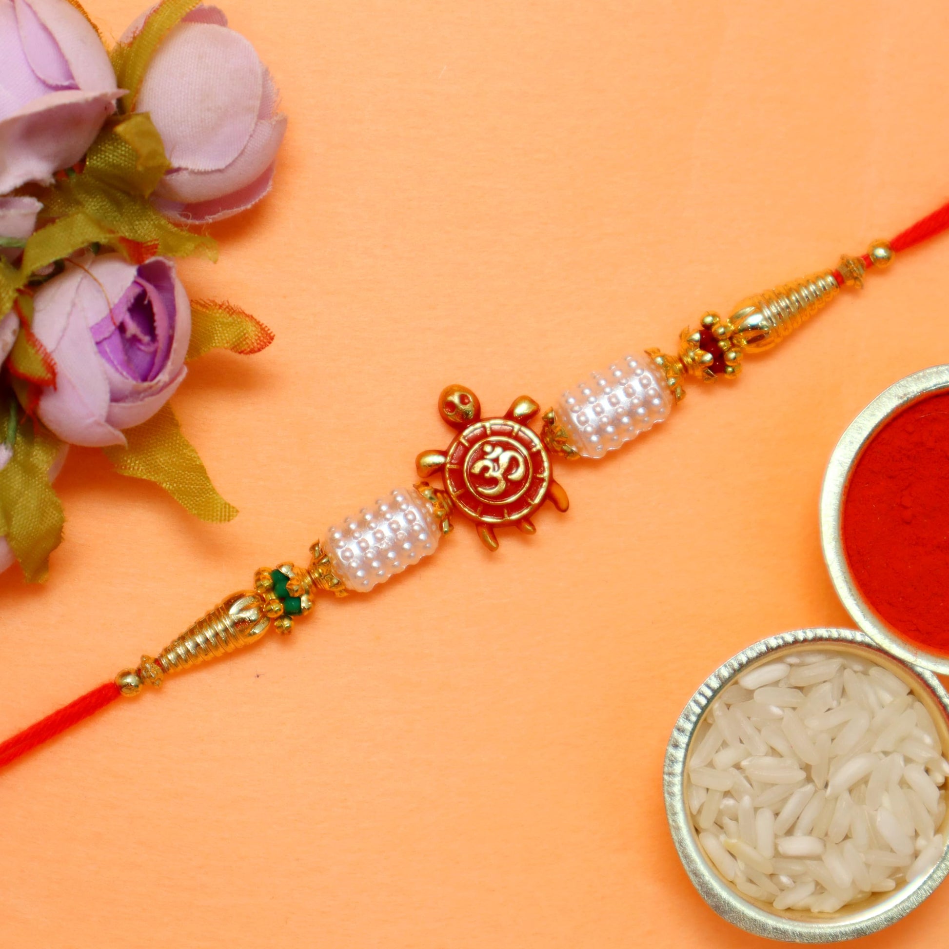 JAIPUR ACE Rakhi for Brother | Rakhi Set with Bowl Set | Raksha Bandhan Greeting Card, Hamper | Gift Set - front view (8)