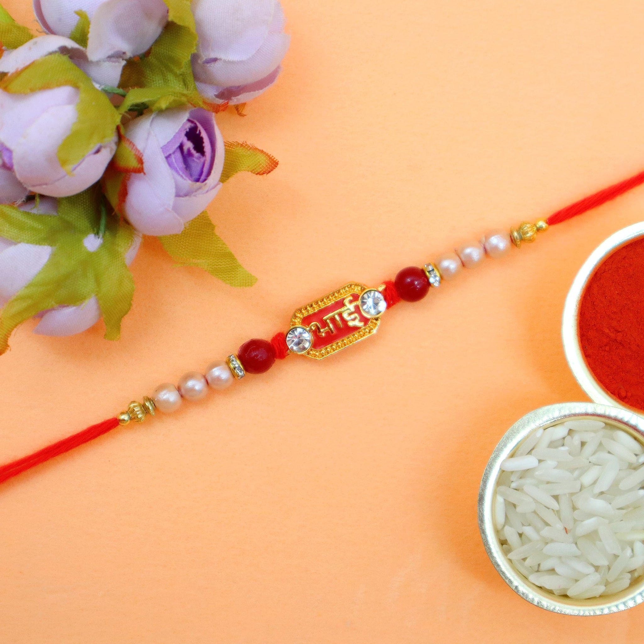 JAIPUR ACE Rakhi for Brother | Rakhi Set with Bowl Set | Raksha Bandhan Greeting Card, Hamper | Gift Set - back view (9)