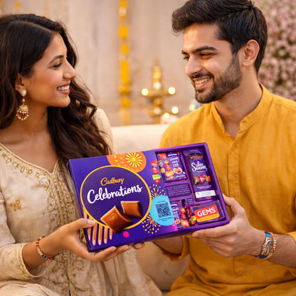 JAIPUR ACE Rakhi Hamper with Chocolate, Raksha Bandhan Gift Combo with Roli Kumkum and Greeting Card - packaging (10)