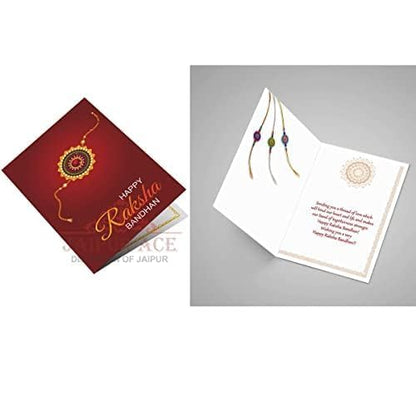 JAIPUR ACE Rakhi Hamper with Chocolate, Raksha Bandhan Gift Combo with Roli Kumkum and Greeting Card - ingredients panel