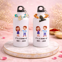 2 kids Rakhi With Bottle
