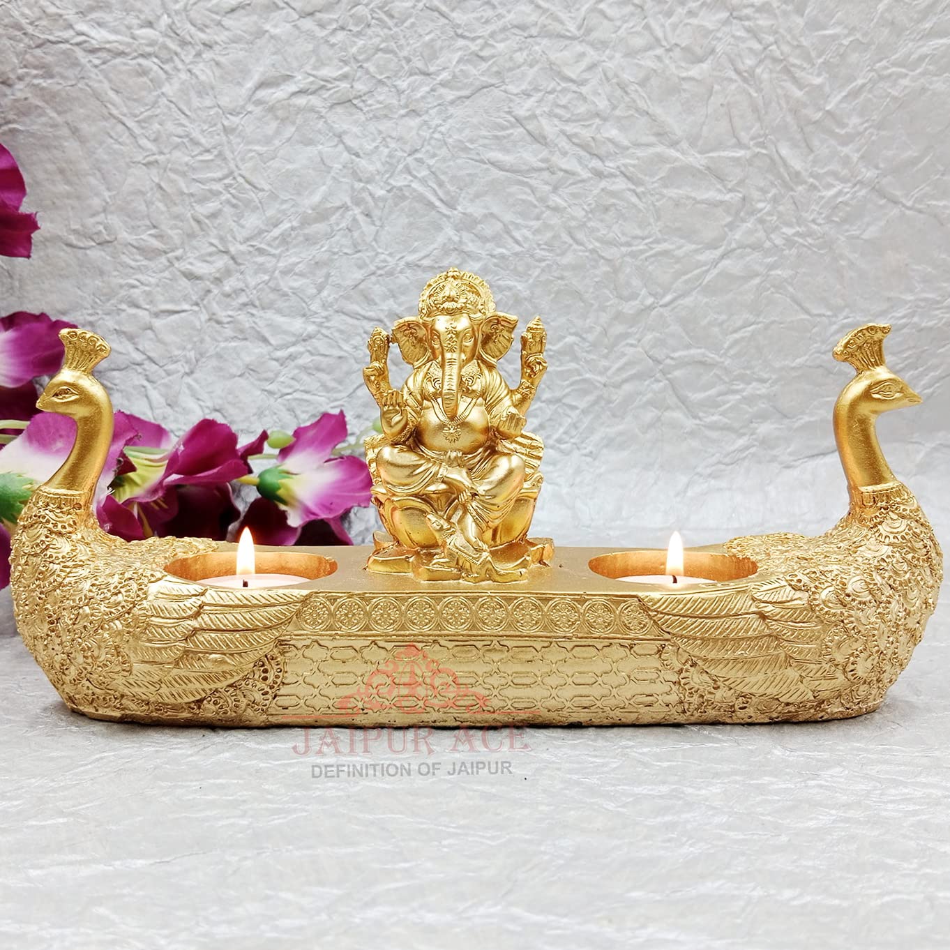 JAIPUR ACE Vinayak Ji Ganesha Statue, Polyresin Idol Figurine for Home Office Decor