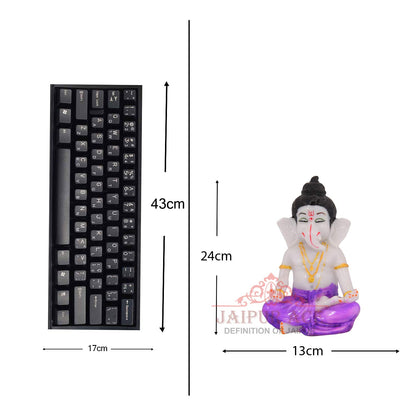 JAIPUR ACE Vinayak Ji Ganesha Statue, Polyresin Idol Figurine for Home Office Decor - label detail