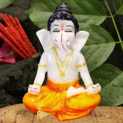 JAIPUR ACE Vinayak Ji Ganesha Statue, Polyresin Idol Figurine for Home Office Decor (17)