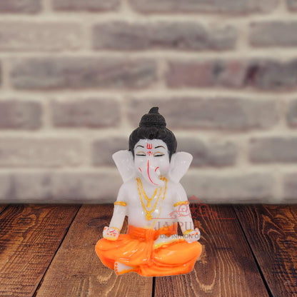 JAIPUR ACE Vinayak Ji Ganesha Statue, Polyresin Idol Figurine for Home Office Decor - back view (19)