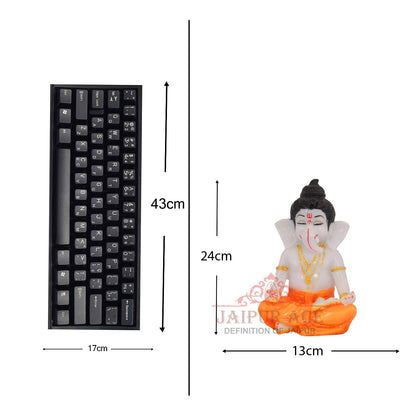 JAIPUR ACE Vinayak Ji Ganesha Statue, Polyresin Idol Figurine for Home Office Decor - label detail (21)