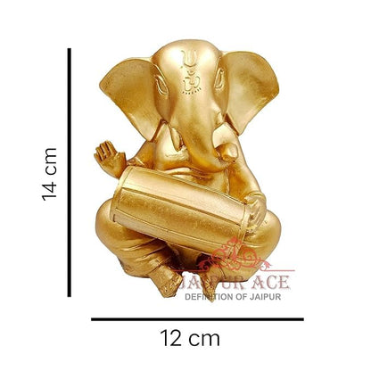 JAIPUR ACE Vinayak Ji Ganesha Statue, Polyresin Idol Figurine for Home Office Decor - back view (26)