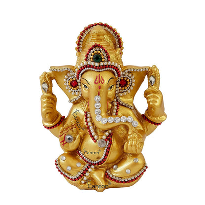 JAIPUR ACE Vinayak Ji Ganesha Statue, Polyresin Idol Figurine for Home Office Decor (30)