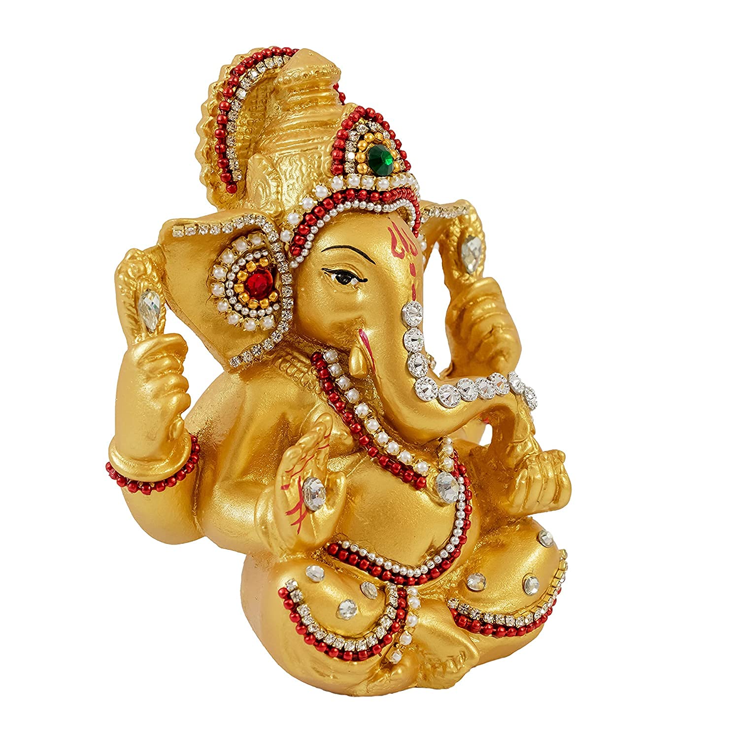 JAIPUR ACE Vinayak Ji Ganesha Statue, Polyresin Idol Figurine for Home Office Decor - back view (32)