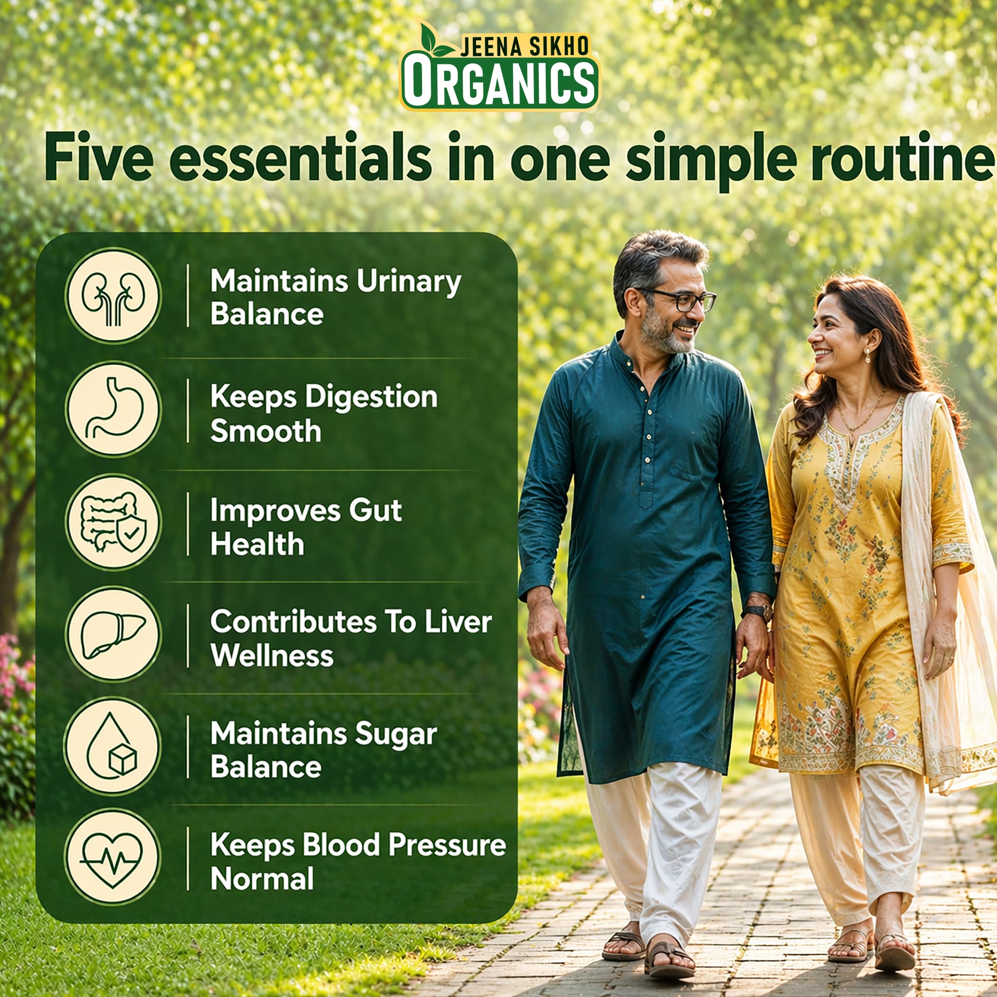 Jeena Sikho Organics Dr. Liver Tablets, 60 Count, Herbal Supplement with Bhumi Amla, Punarnava, Bhringraj and Giloy - ingredi