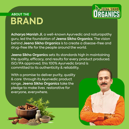 Jeena Sikho Organics Dr. Liver Tablets, 60 Count, Herbal Supplement with Bhumi Amla, Punarnava, Bhringraj and Giloy - back vi
