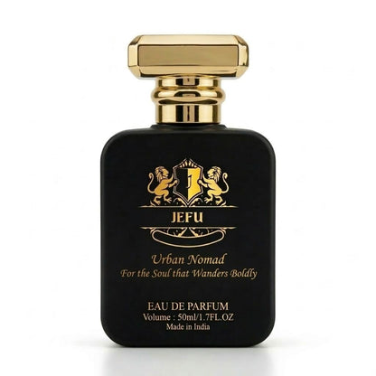 Jefu Urban Nomad Eau De Parfum, 50ml, Unisex Vetiver Woody Spicy Smoky