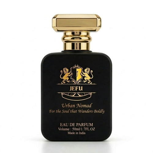 Jefu Urban Nomad Eau De Parfum, 50ml, Unisex Vetiver Woody Spicy Smoky