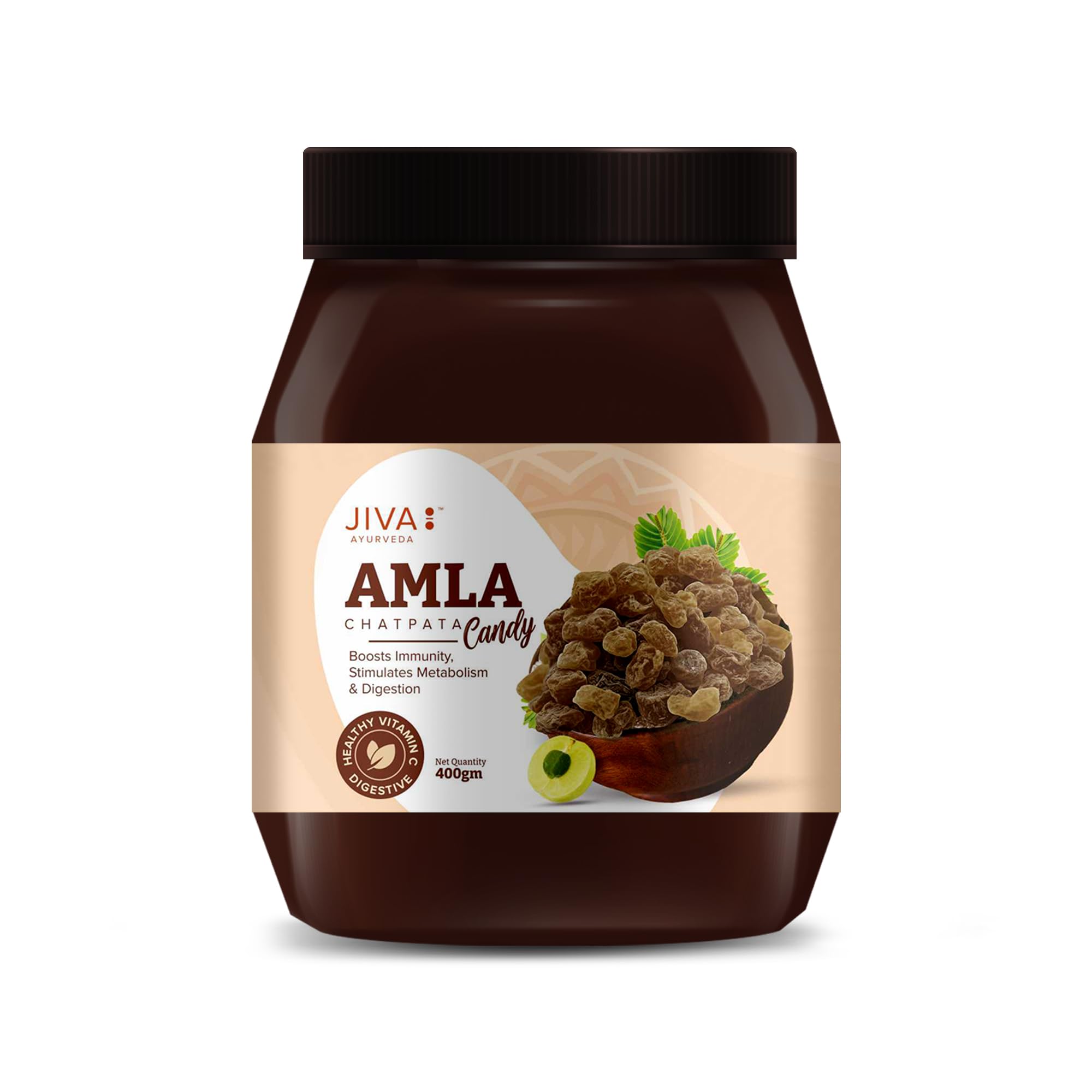 Jiva Ayurveda Amla Chatpata Candy, Ayurvedic Candy with Amla and Spices, Rich in Dietary Fiber and Vitamin C (10)