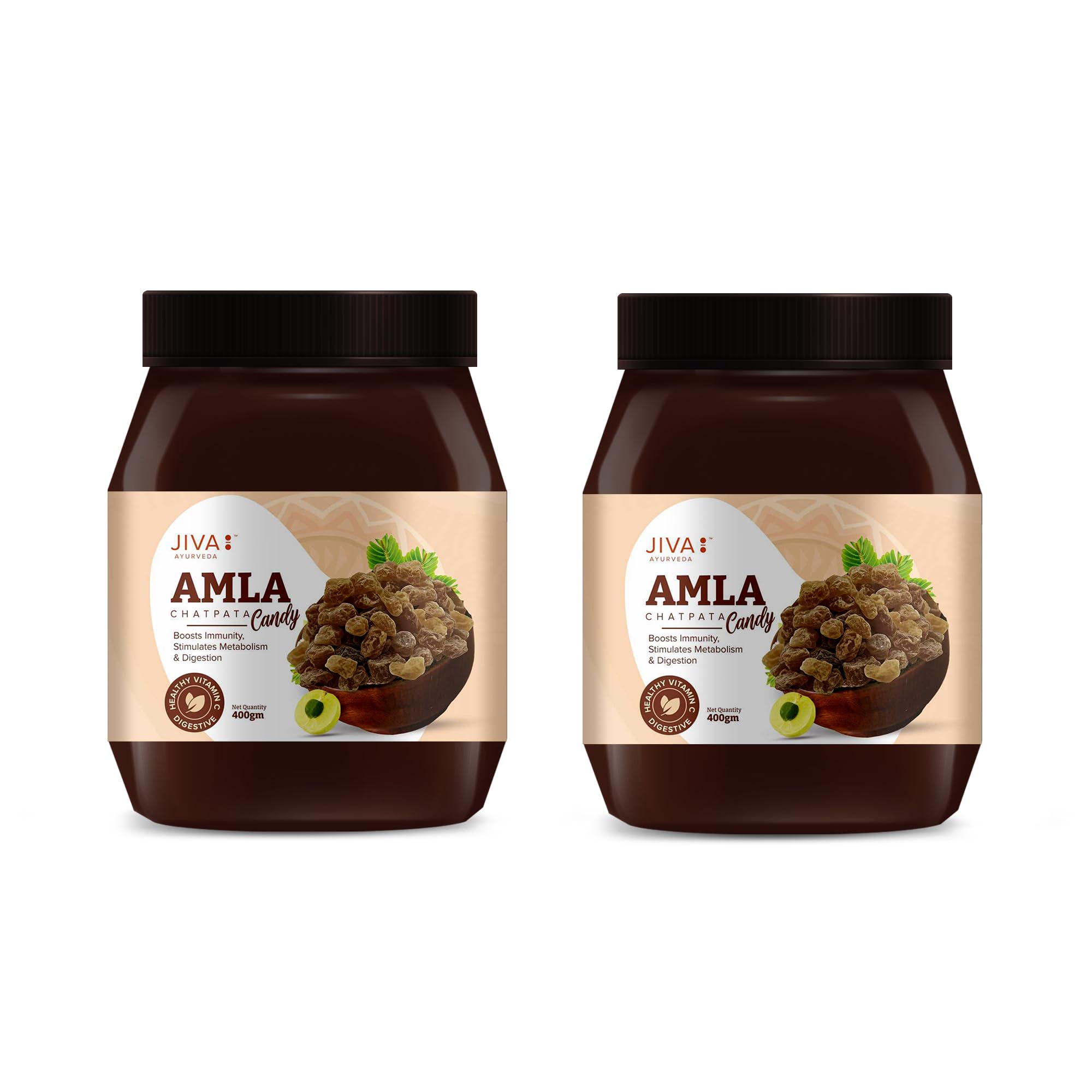 Jiva Ayurveda Amla Chatpata Candy, Ayurvedic Candy with Amla and Spices, Rich in Dietary Fiber and Vitamin C (15)