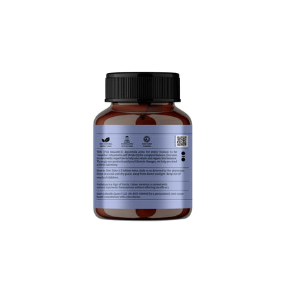 Jiva Ayurveda Stress-Free Herbal Tablets, 500mg, with Brahmi, Ashwagandha, Shankhpushpi - packaging
