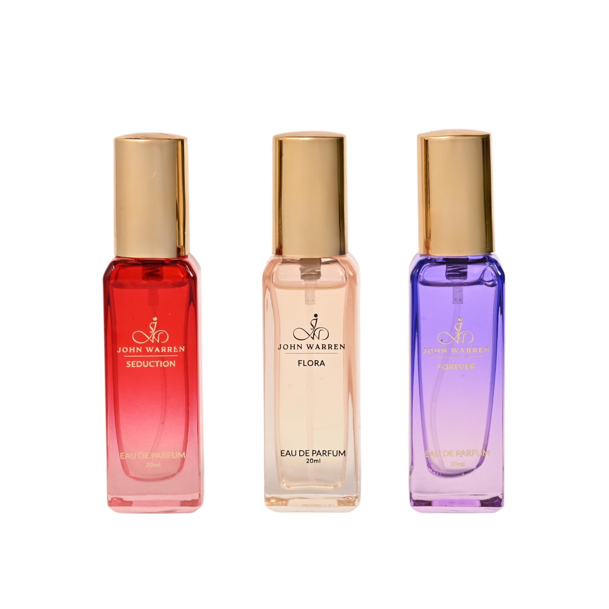 JOHN WARREN Men's Eau de Parfum Gift Set, 4 x 20ml Bottles, 350g, Adult - close-up detail (14)